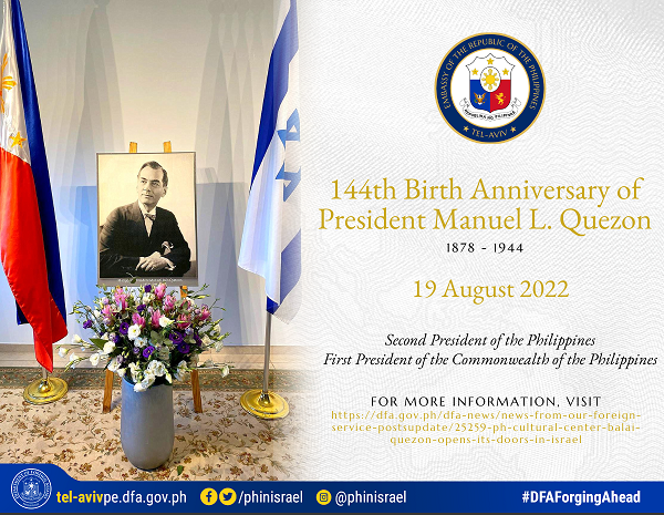 144th birth anniv PR